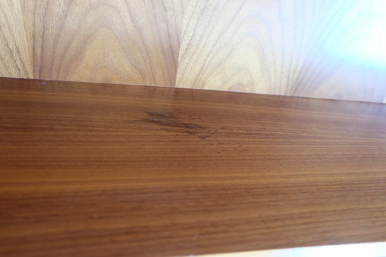 Image 1 of Wall shelf U-shaped walnut 60s design 100 cm Similar Wilhelm Renz Waeb