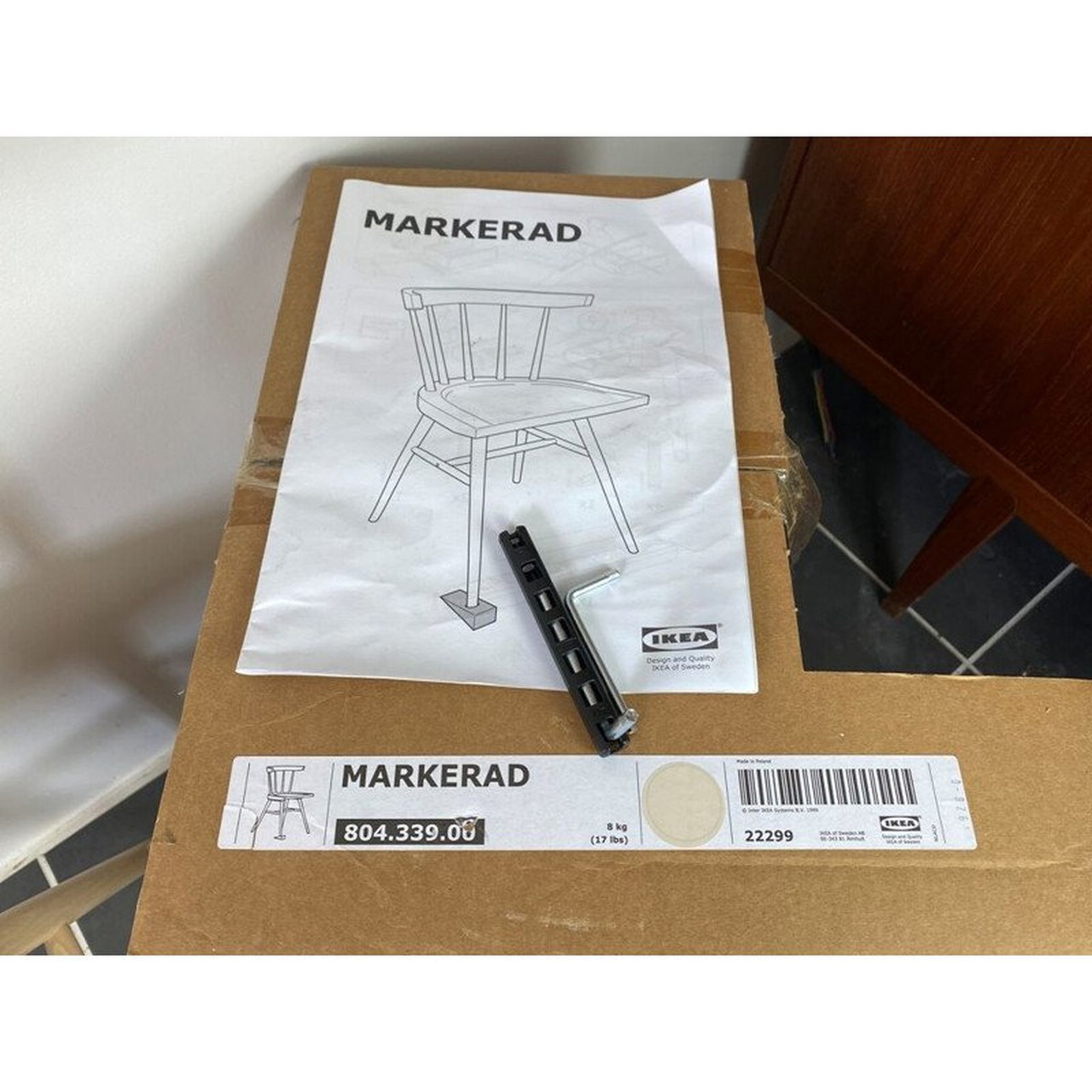 Vintage Markerad chair by Virgil Abloh for Ikea Off-white | €350
