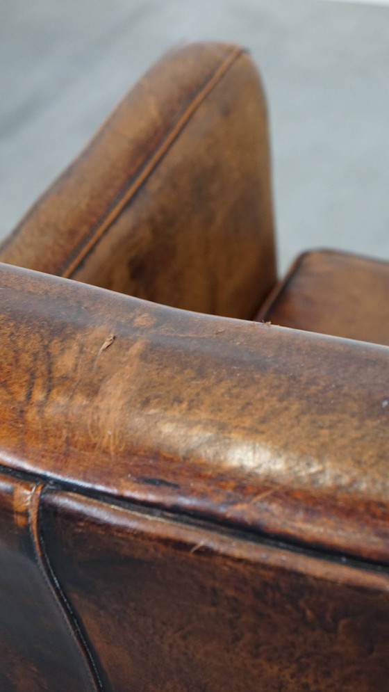 Image 1 of Design Armchair Made Of Sheepskin