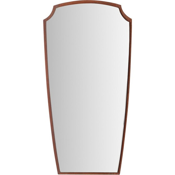 Image 1 of Vintage Scandinavian teak mirror, Denmark 1960