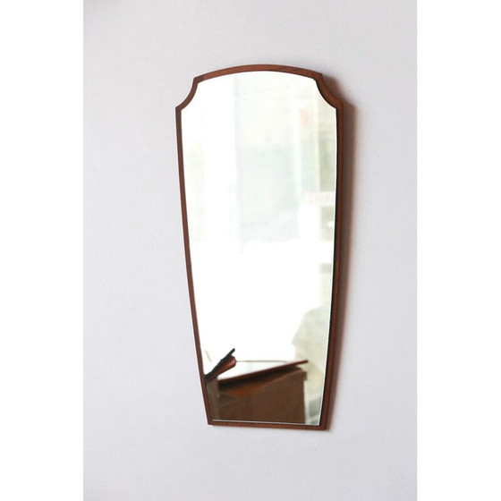 Image 1 of Vintage Scandinavian teak mirror, Denmark 1960
