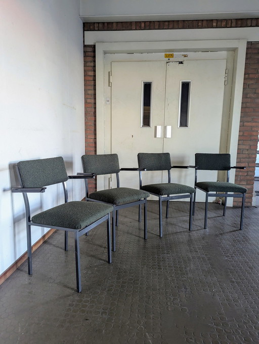 4 Vintage Industrial Chairs - Gijs Van Der Sluijs