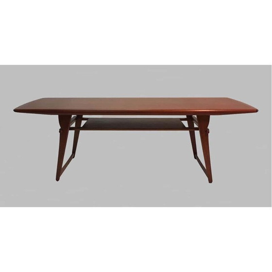 Image 1 of Vintage teak coffee table by Andreas Hansen by Arrebo Mobler, Denmark 1970