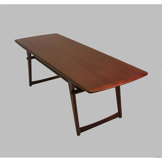 Image 1 of Vintage teak coffee table by Andreas Hansen by Arrebo Mobler, Denmark 1970