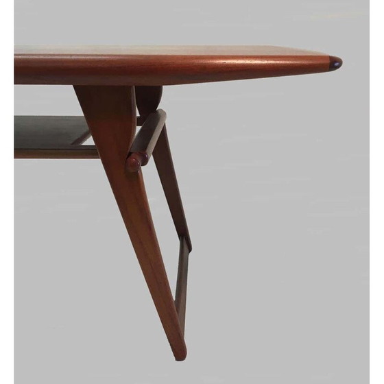 Image 1 of Vintage teak coffee table by Andreas Hansen by Arrebo Mobler, Denmark 1970