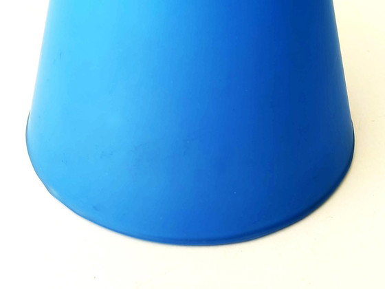 Image 1 of Table Lamp 'Teepee' Blue Glass