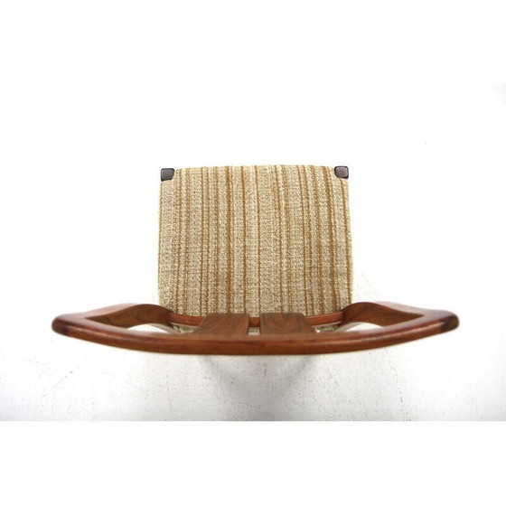 Image 1 of Set of 4 vintage chairs in rosewood and fabric, Sweden 1960