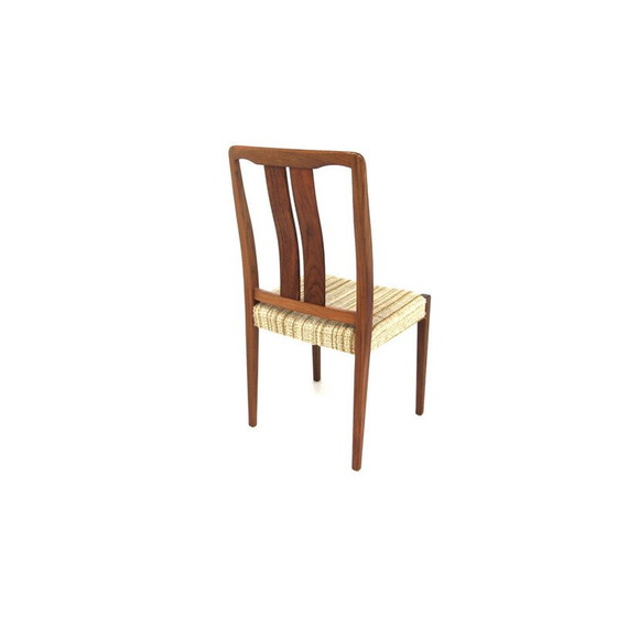 Image 1 of Set of 4 vintage chairs in rosewood and fabric, Sweden 1960