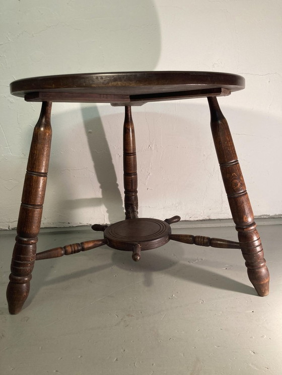 Image 1 of French Modernist Bobbin Coffee Table