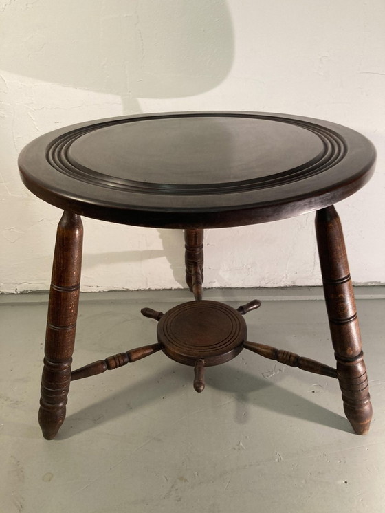 Image 1 of French Modernist Bobbin Coffee Table