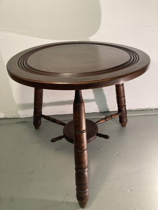 French Modernist Bobbin Coffee Table