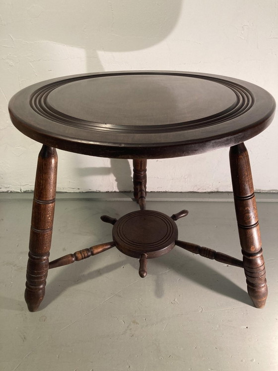 Image 1 of French Modernist Bobbin Coffee Table