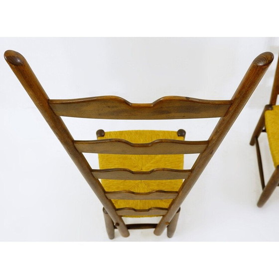 Image 1 of Pair of vintage chairs by Gio Ponti for Casa E Giardino, Italy 1939s