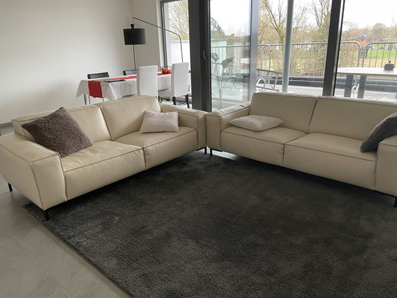 Image 1 of 2x Lederland Cello 2.5 two-seater sofa