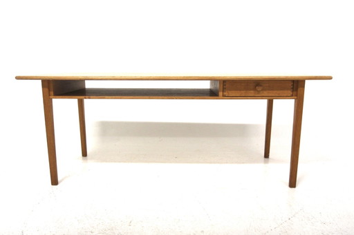  Scandinavian Oak Coffee Table, Sweden 1960