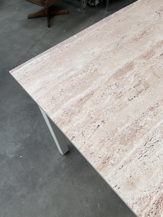 Image 1 of Scancom Dining Table Model Elena - Travertine Look