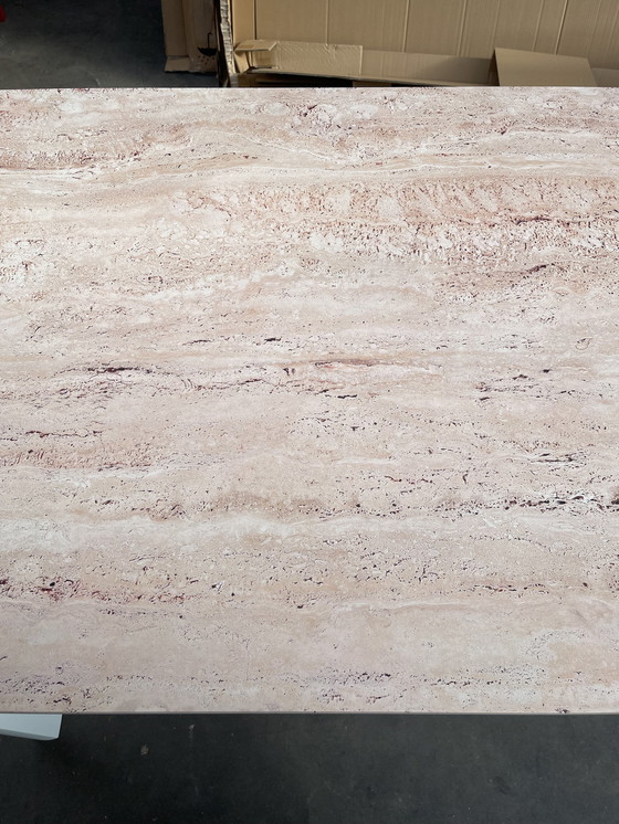 Image 1 of Scancom Dining Table Model Elena - Travertine Look