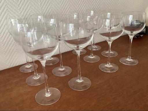 12x Kosta Boda crystal wine glass