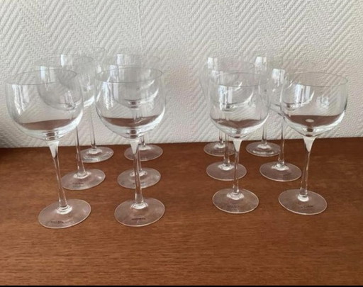 12x Kosta Boda crystal wine glass