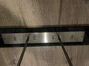 Lampada per tavolo da pranzo in vetro nero