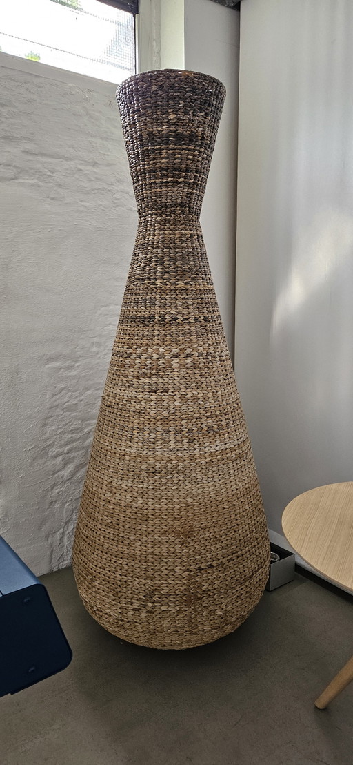 Wicker Decoration Vase XL