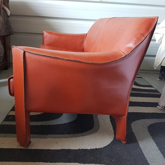 Image 1 of Cab 415 vintage sofa by Mario Bellini f for Cassina