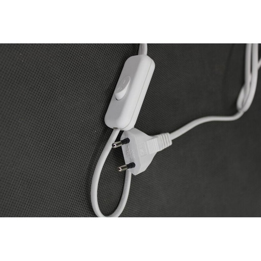 Vintage glass globe "Venice Hand Made Glass" table lamp, Italy 1970s