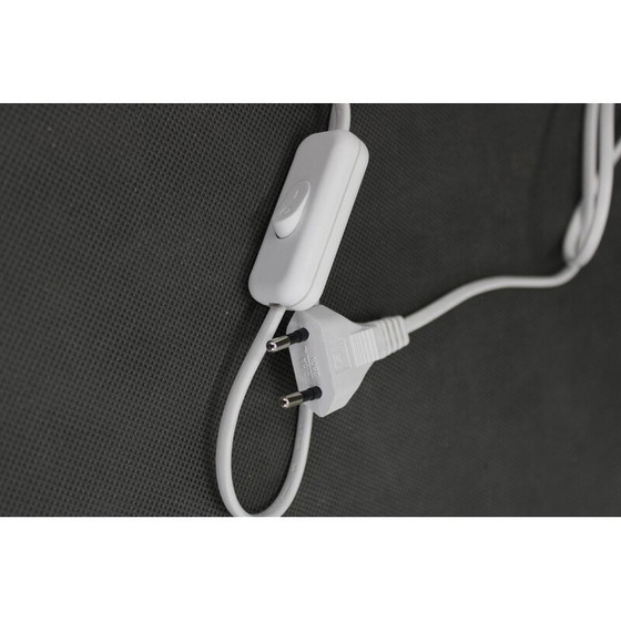 Image 1 of Vintage glass globe "Venice Hand Made Glass" table lamp, Italy 1970s