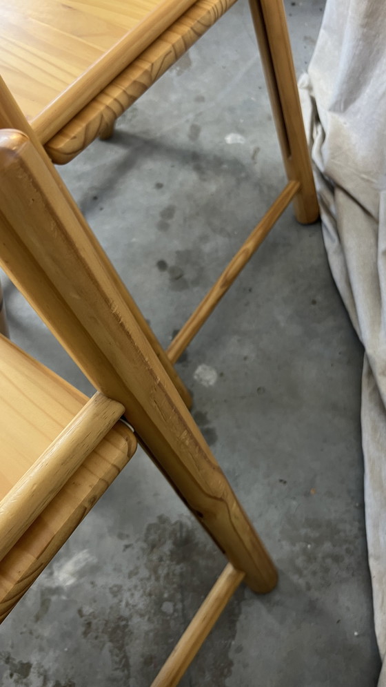 Image 1 of 2x sedia pieghevole in faggio vintage 