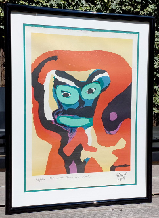 Image 1 of Karel Appel - Figure, screen print (large)