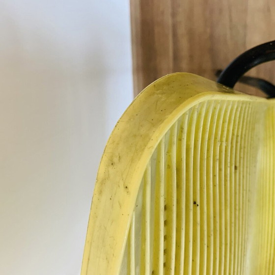 Image 1 of Set of 4 yellow vintage outdoor armchairs, 1970