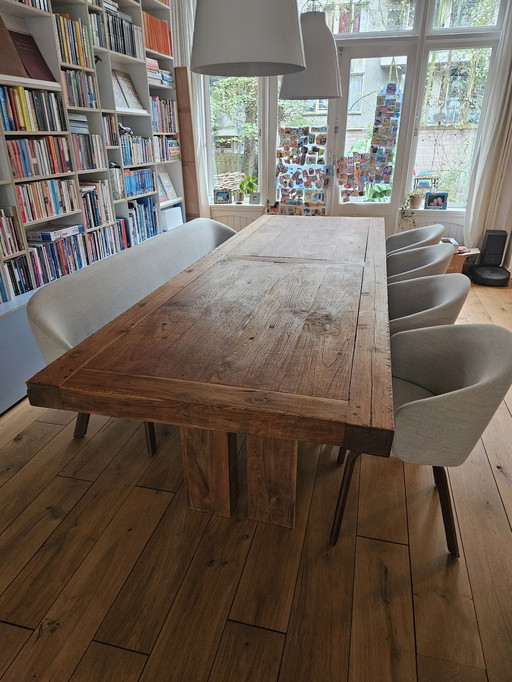 Solid Teak Dining Table