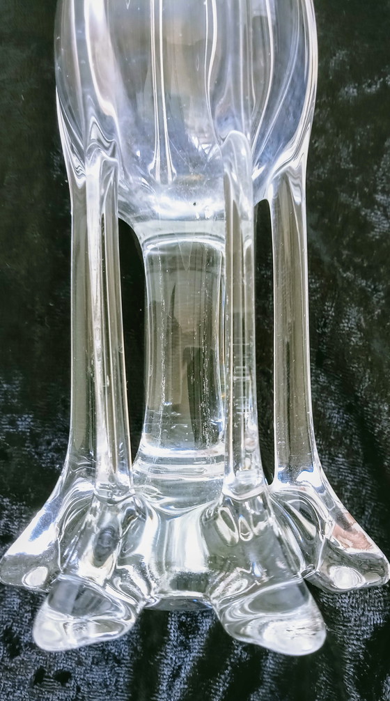 Image 1 of Czech Josef Hospaodka glass looking vase