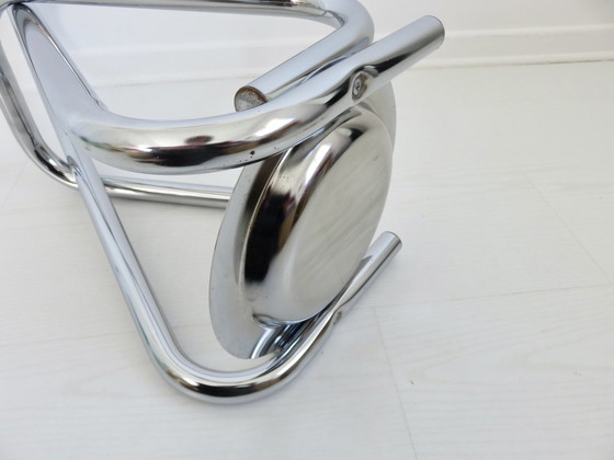 Image 1 of Chromed Metal Umbrella Stand, Space Age, Modernist, 70'S Design