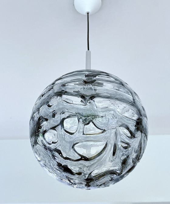 Image 1 of 2X Doria Lava Glass Pendant Lamps