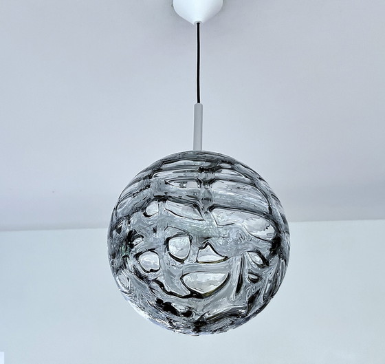 Image 1 of 2X Doria Lava Glass Pendant Lamps