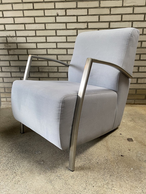 Image 1 of 2x Retro tube armchair