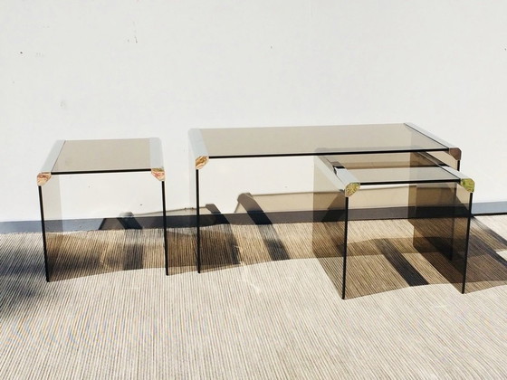 Image 1 of 3x Gallotti & Radice T35 Low Tables