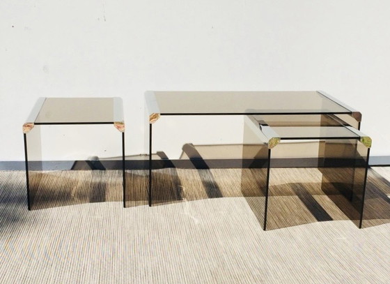 Image 1 of 3x Gallotti & Radice T35 Low Tables