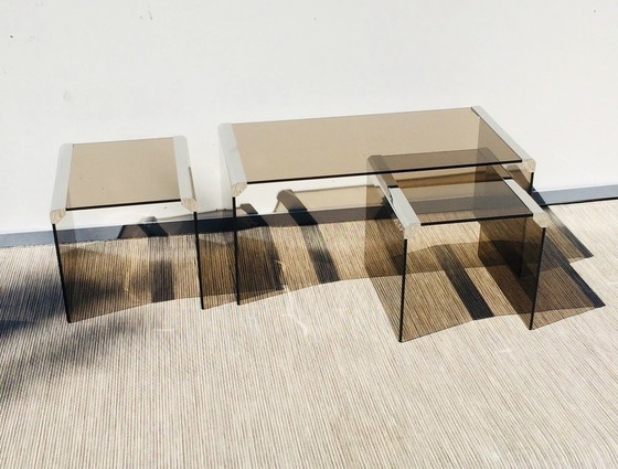 Image 1 of 3x Gallotti & Radice T35 Low Tables