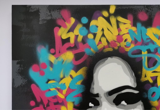 Asko Art Majestic Woman schilderij – schilderijen tekeningen, Canvas, Graffiti & Street Art (photo 2 of 11)