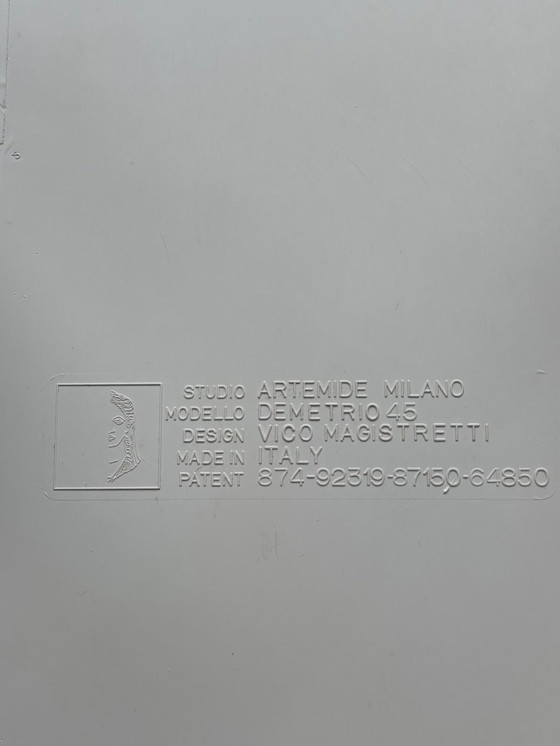 Image 1 of Artemide Demetrio 45 Vintage Design Side Table