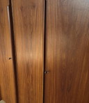 Vintage teak design closet