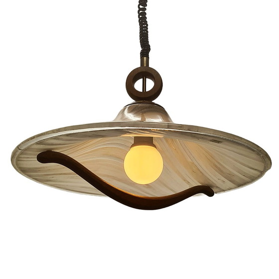 Image 1 of Vintage German Crystalux Design Pendant Lamp, 1970s