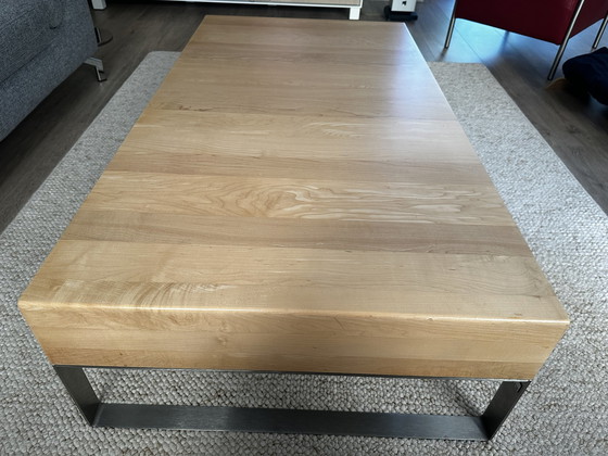 Image 1 of Leolux Aditi solid beech coffee table