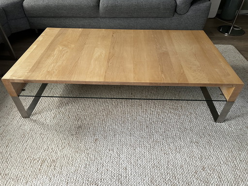 Leolux Aditi solid beech coffee table