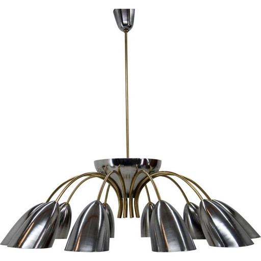 Space age chandelier, Czechoslovakia 1960