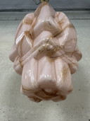 Grattacielo art déco - opalino rosa e ottone