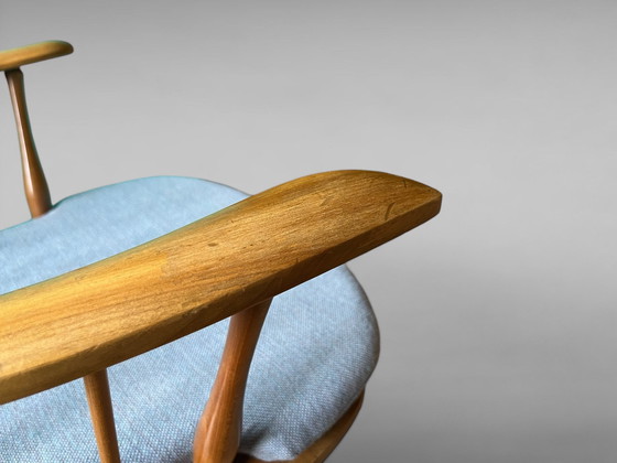 Image 1 of Highback Chair By Albert Haberer For Hermann Fleiner