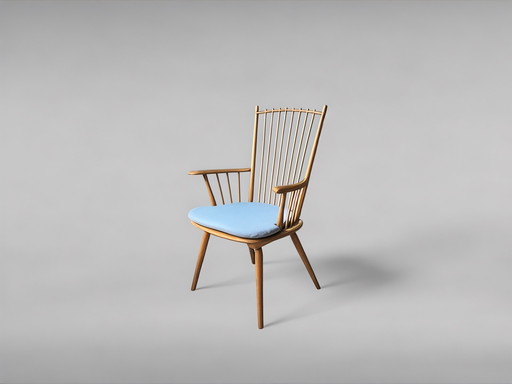 Highback Chair By Albert Haberer For Hermann Fleiner